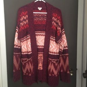 Open cardigan